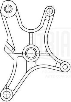 Trialli CM 6070 - Натяжной ролик, ремень ГРМ autodnr.net