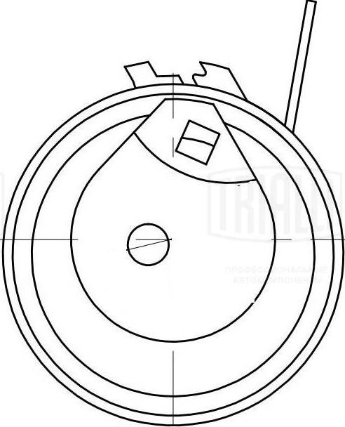 Trialli CM 6108 - Натяжной ролик, ремень ГРМ autodnr.net