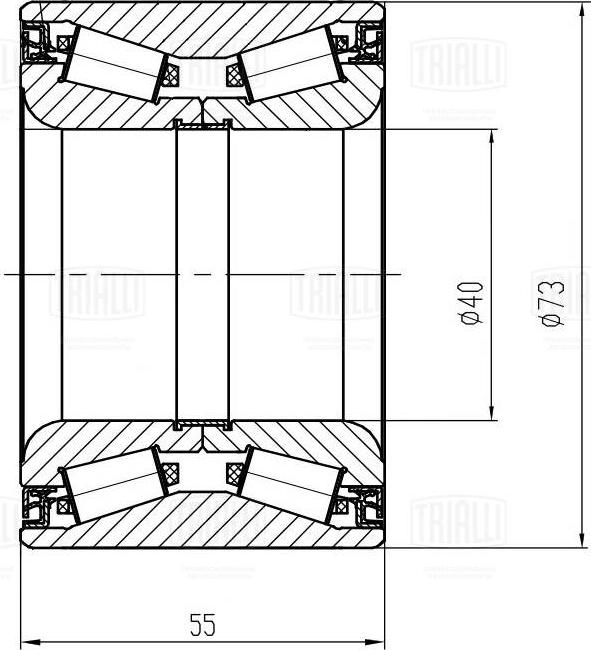 Trialli CS 1725 - Подшипник ступицы колеса avtokuzovplus.com.ua