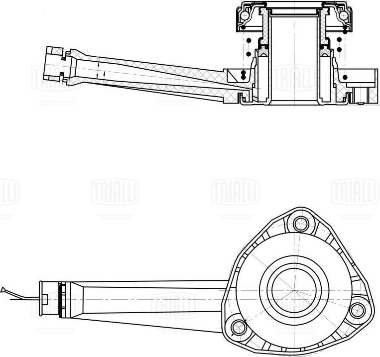 Trialli CT 0910 - Центральный выключатель, система сцепления avtokuzovplus.com.ua