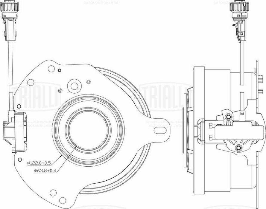 Trialli CT 120 - Центральний вимикач, система зчеплення autocars.com.ua