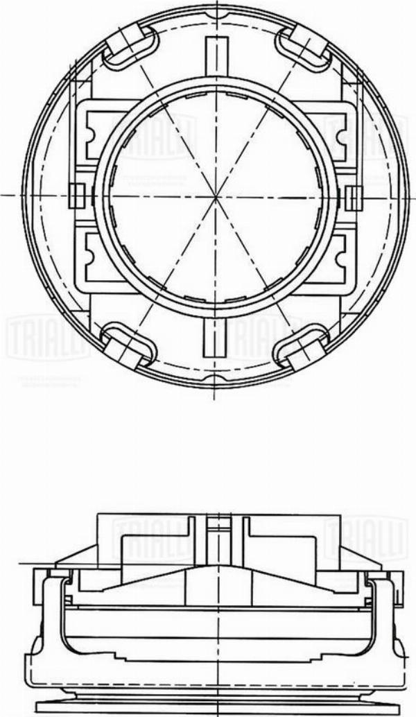 Trialli CT 1810 - Вичавний підшипник autocars.com.ua