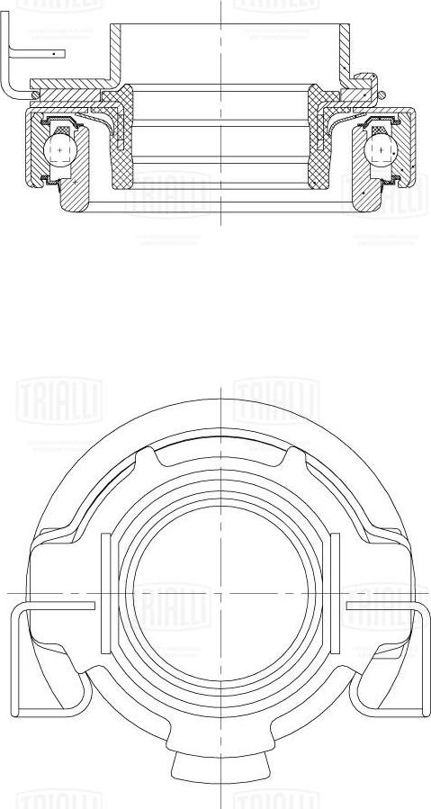 Trialli CT 1906 - Выжимной подшипник сцепления autodnr.net