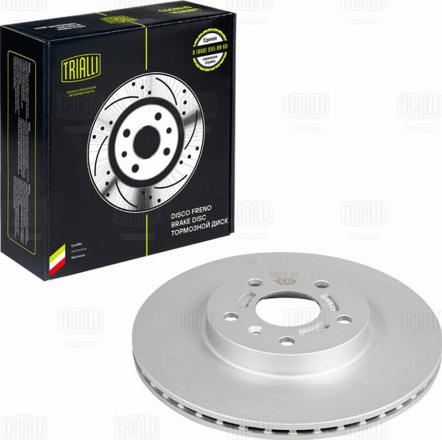 Trialli DF 051312 - Гальмівний диск autocars.com.ua