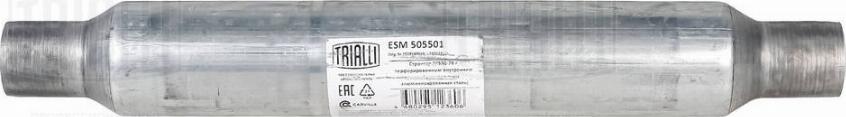 Trialli ESM 505501 - Средний глушитель выхлопных газов, универсальный autodnr.net