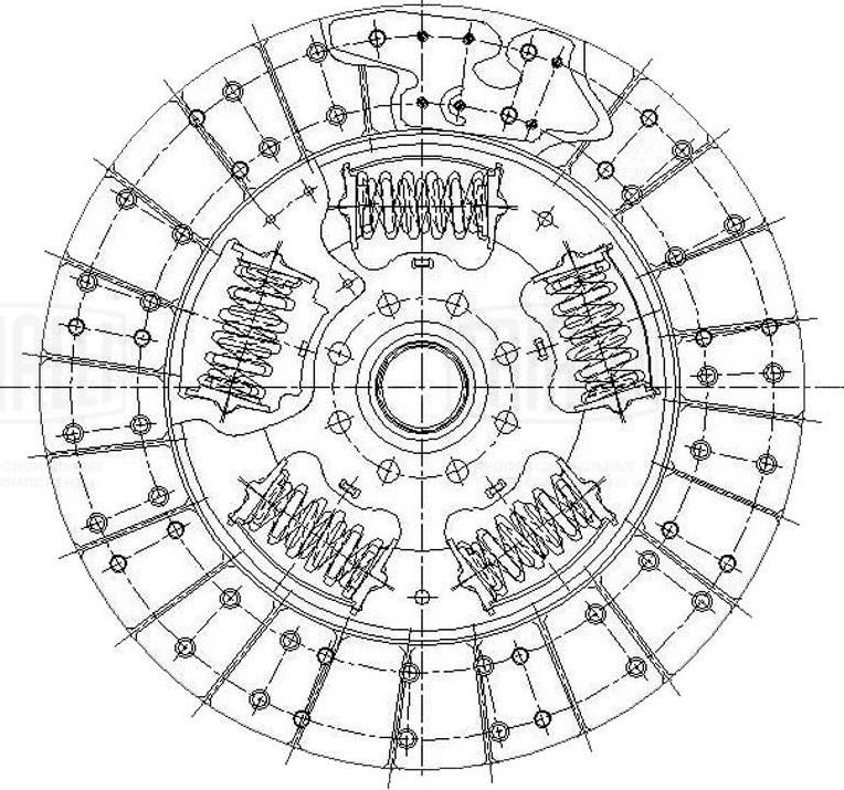 Trialli FD 405 - Диск выключения, система сцепления avtokuzovplus.com.ua