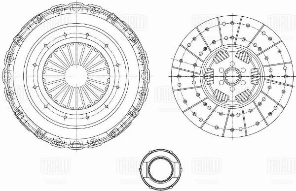 Trialli FR 0723 - Комплект зчеплення autocars.com.ua