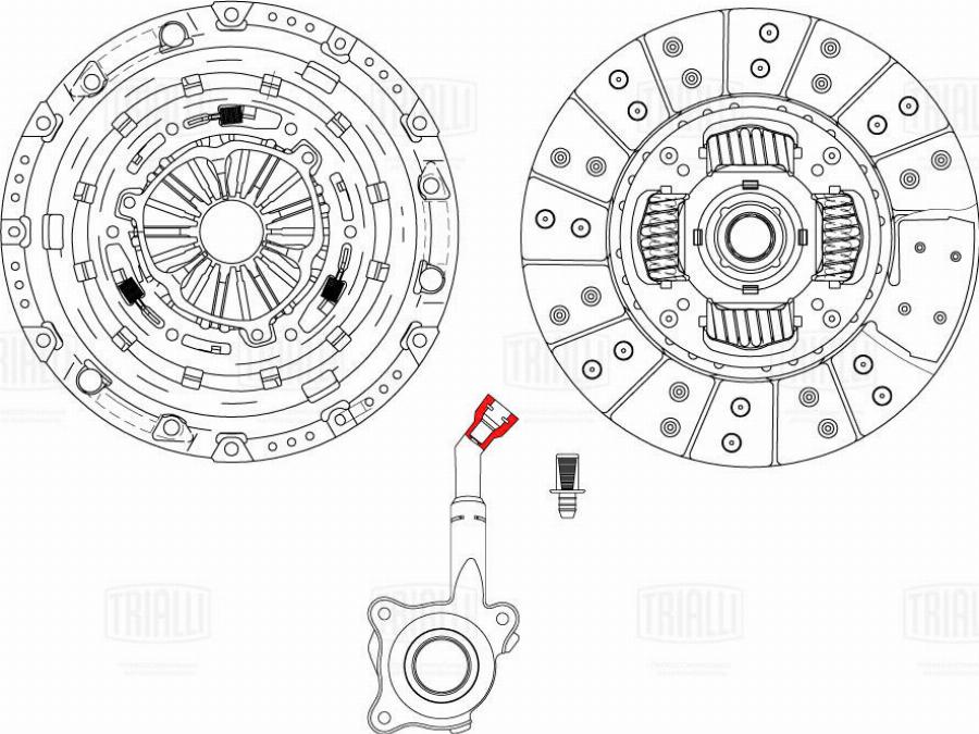 Trialli FR 1030 - Комплект зчеплення autocars.com.ua