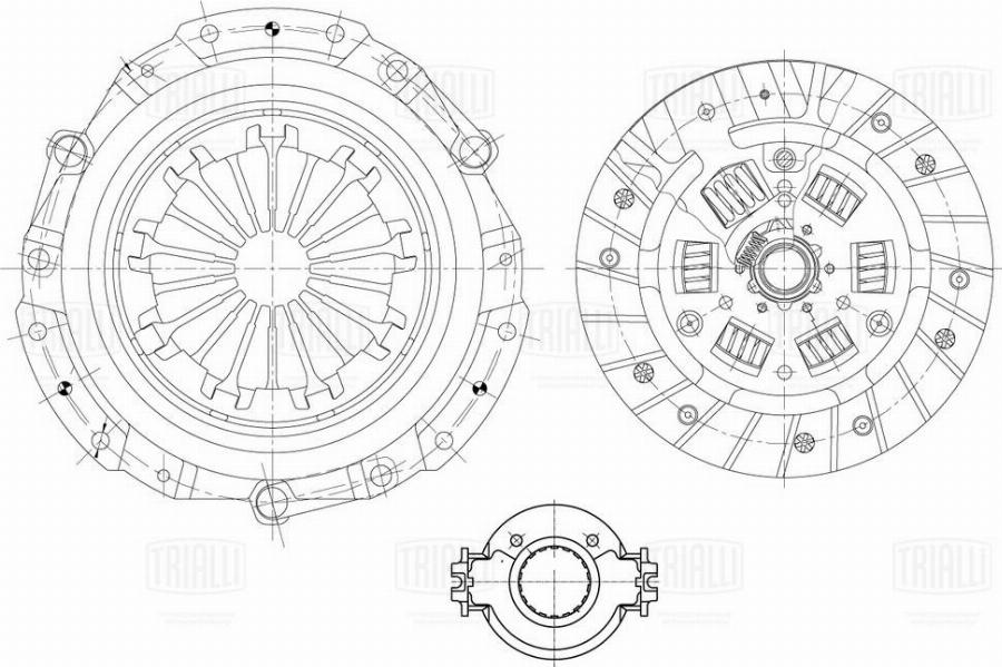 Trialli FR 2010 - Комплект сцепления avtokuzovplus.com.ua
