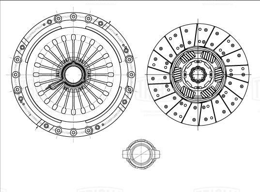Trialli FR 831 - Комплект зчеплення autocars.com.ua