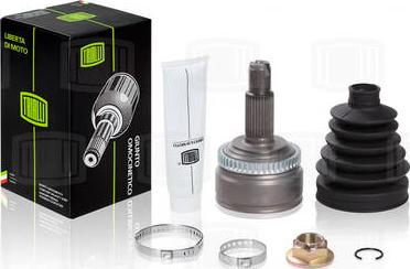 Trialli GO 1706 - Шарнірний комплект, ШРУС, приводний вал autocars.com.ua
