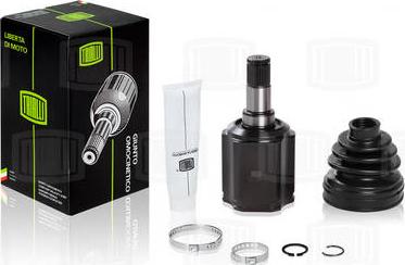 Trialli GO 1708 - Шарнірний комплект, ШРУС, приводний вал autocars.com.ua