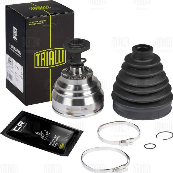 Trialli GO 2616 - Шарнірний комплект, ШРУС, приводний вал autocars.com.ua