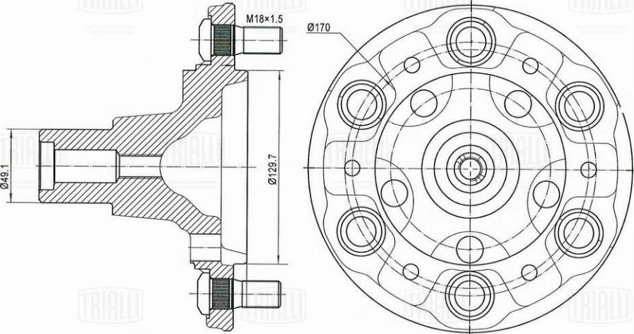 Trialli MR 0308 - Маточина колеса autocars.com.ua