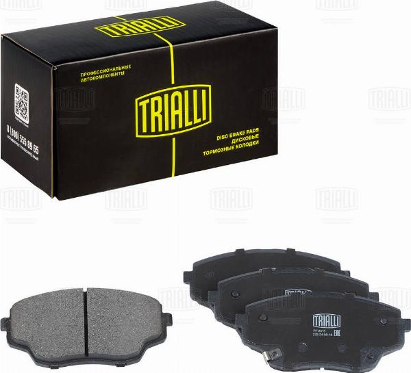 Trialli PF 2316 - Гальмівні колодки, дискові гальма autocars.com.ua
