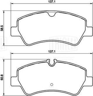 Trialli PF 4392CR - Тормозные колодки, дисковые, комплект autodnr.net