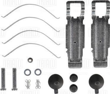 Trialli PFT 29094 - Тормозные колодки, дисковые, комплект avtokuzovplus.com.ua