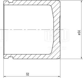 Trialli RCF 162110 - Поршень, корпус скобы тормоза avtokuzovplus.com.ua