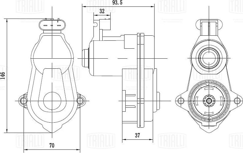 Trialli RCM 052311 - Ремкомплект, тормозной суппорт avtokuzovplus.com.ua