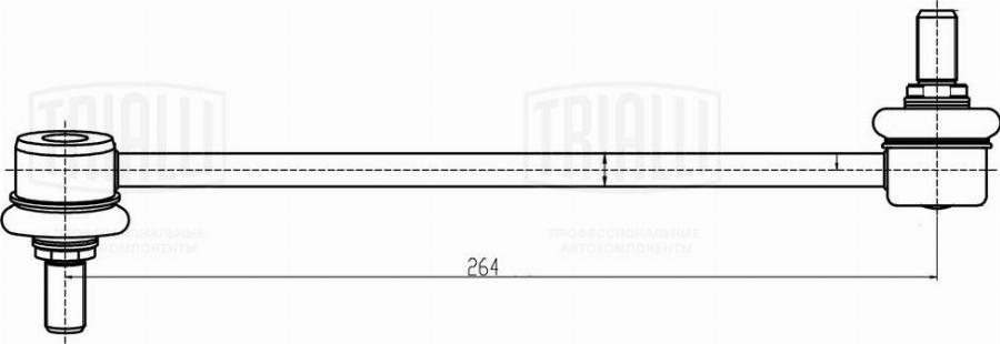 Trialli SP 0817 - Тяга / стойка, стабилизатор avtokuzovplus.com.ua