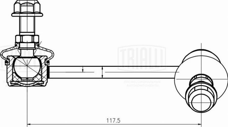 Trialli SP 0852 - Тяга / стійка, стабілізатор autocars.com.ua