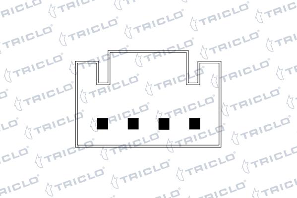 Triclo 143078 - Выключатель, стеклоподъемник avtokuzovplus.com.ua