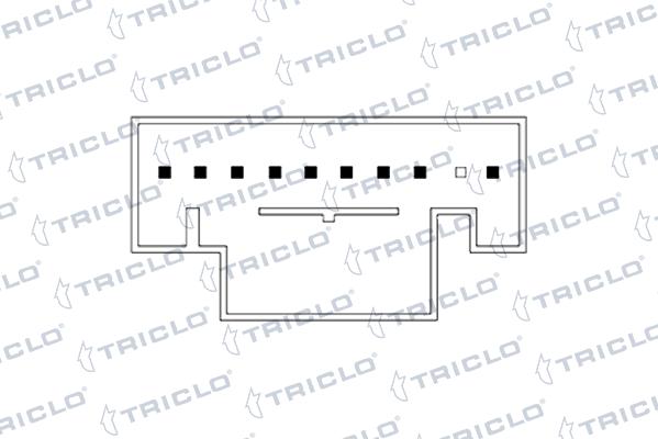 Triclo 143089 - Выключатель, стеклоподъемник avtokuzovplus.com.ua