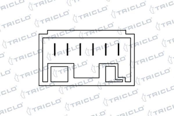 Triclo 144123 - Выключатель, стеклоподъемник avtokuzovplus.com.ua