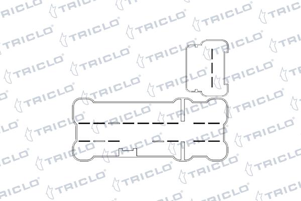 Triclo 146170 - Выключатель, стеклоподъемник avtokuzovplus.com.ua