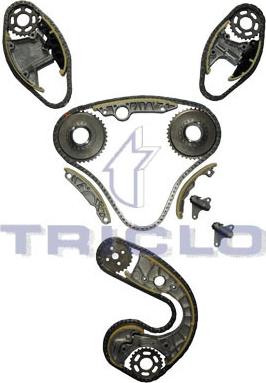 Triclo 422316 - Комплект ланцюга приводу распредвала autocars.com.ua