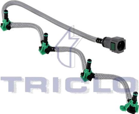 Triclo 537187 - Шланг, витік палива autocars.com.ua