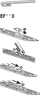 Trico EF603 - Щітка склоочисника autocars.com.ua