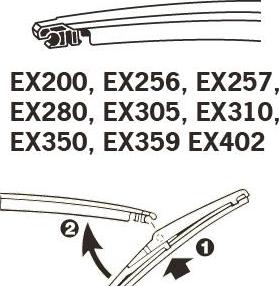 Trico EX257 - Щітка склоочисника autocars.com.ua
