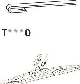 Trico T580 - Щетка стеклоочистителя каркасная 580mm 23 Tech Blade T580 TRICO autocars.com.ua