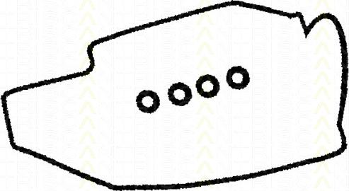 Triscan 515-6904 - Комплект прокладок, кришка головки циліндра autocars.com.ua