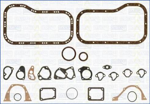 Triscan 595-2536 - Комплект прокладок, блок-картер двигуна autocars.com.ua