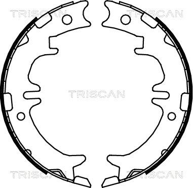 Triscan 8100 13033 - Комплект гальм, ручник, парковка autocars.com.ua