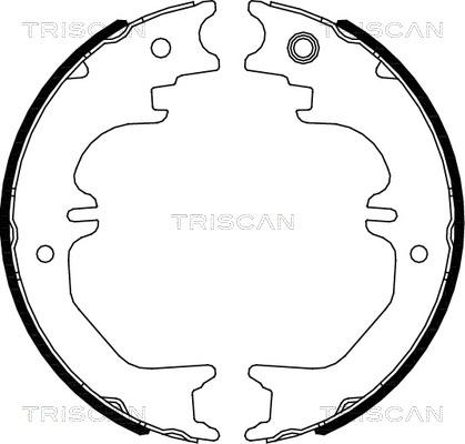 Triscan 8100 13050 - Комплект гальм, ручник, парковка autocars.com.ua