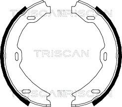 Triscan 8100 23027 - Комплект гальм, ручник, парковка autocars.com.ua