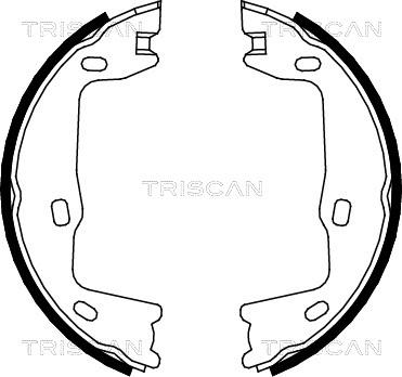 Triscan 8100 24005 - Комплект тормозов, ручник, парковка autodnr.net