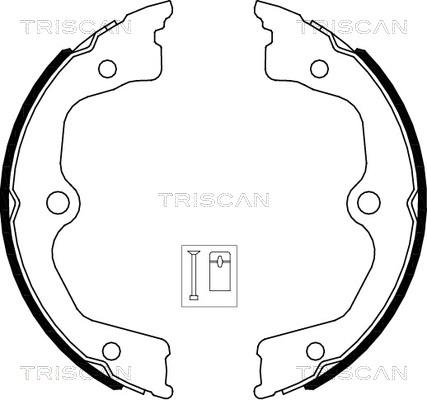 Triscan 8100 40009 - Комплект тормозов, ручник, парковка autodnr.net