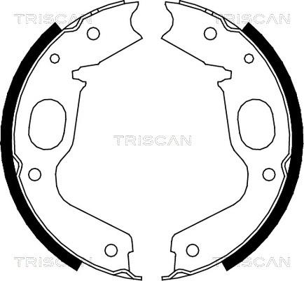 Triscan 8100 42015 - Комплект тормозов, ручник, парковка autodnr.net