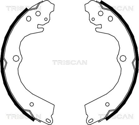 Triscan 8100 68005 - Комплект тормозов, ручник, парковка avtokuzovplus.com.ua