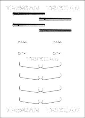Triscan 8105 101456 - Комплектующие для колодок дискового тормоза avtokuzovplus.com.ua