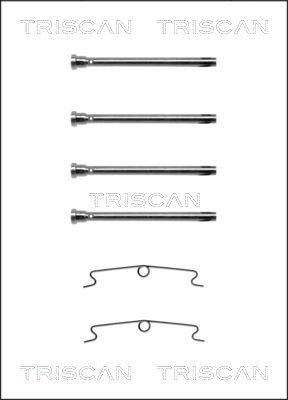 Triscan 8105 101557 - Комплектующие для колодок дискового тормоза avtokuzovplus.com.ua