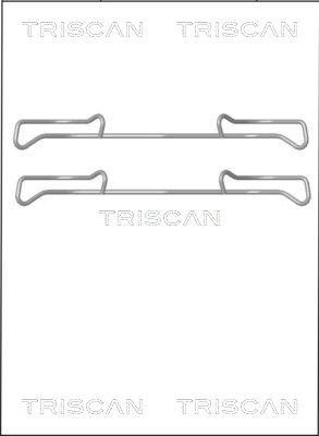 Triscan 8105 101642 - Комплектующие для колодок дискового тормоза avtokuzovplus.com.ua