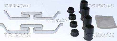 Triscan 8105 101665 - Комплектуючі, колодки дискового гальма autocars.com.ua
