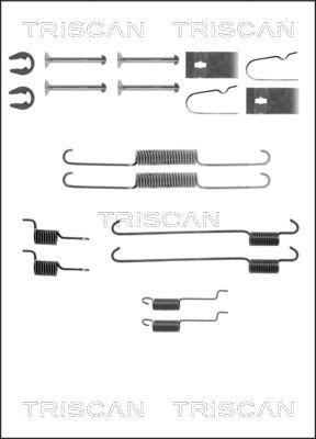 Triscan 8105 102595 - Комплектуючі, барабанний гальмівний механізм autocars.com.ua