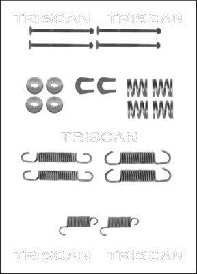 Triscan 8105 102606 - Комплектуючі, барабанний гальмівний механізм autocars.com.ua