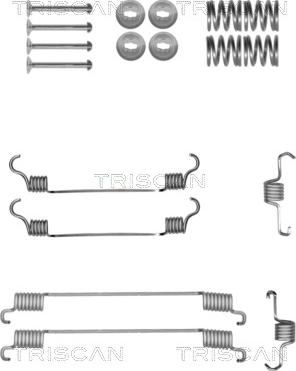 Triscan 8105 102623 - Комплектуючі, барабанний гальмівний механізм autocars.com.ua